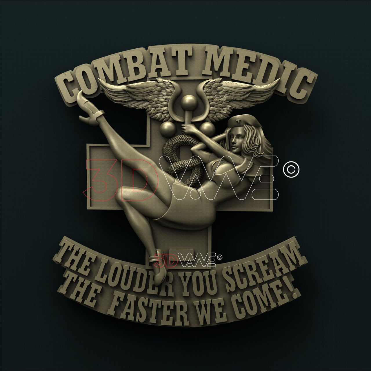 COMBAT MEDIC 3D STL 3DWave