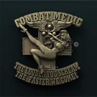 Thumbnail for COMBAT MEDIC 3D STL 3DWave