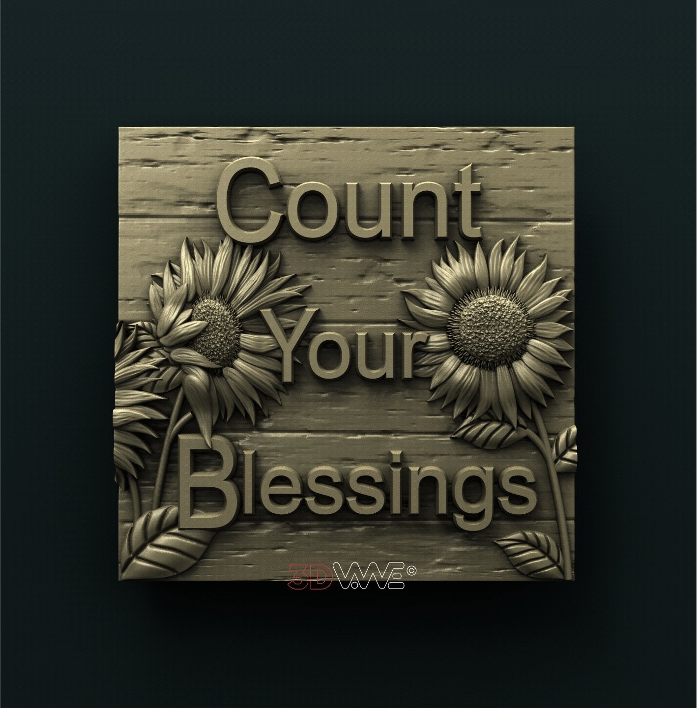 COUNT YOUR BLESSINGS 3D STL 3DWave