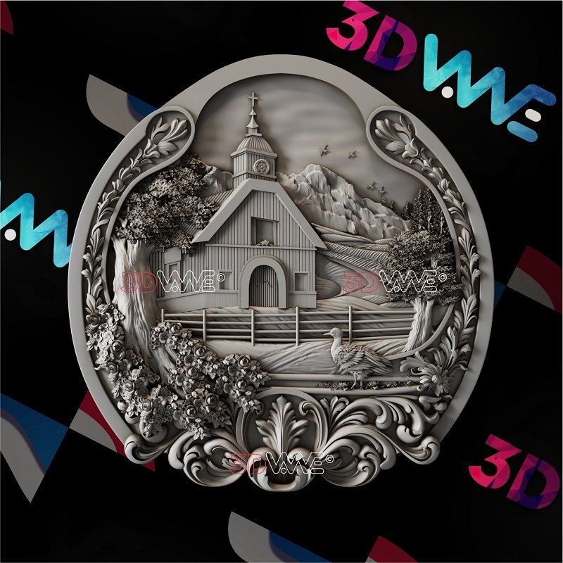 COUNTRY SCENE 3d stl - 3DWave.us