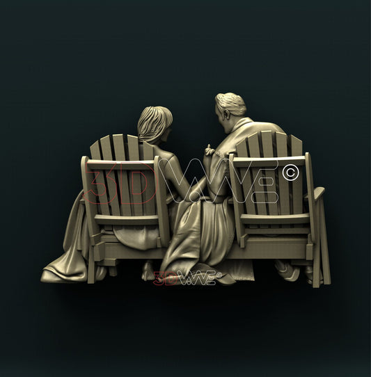 COUPLE IN LOVE 3D STL 3DWave