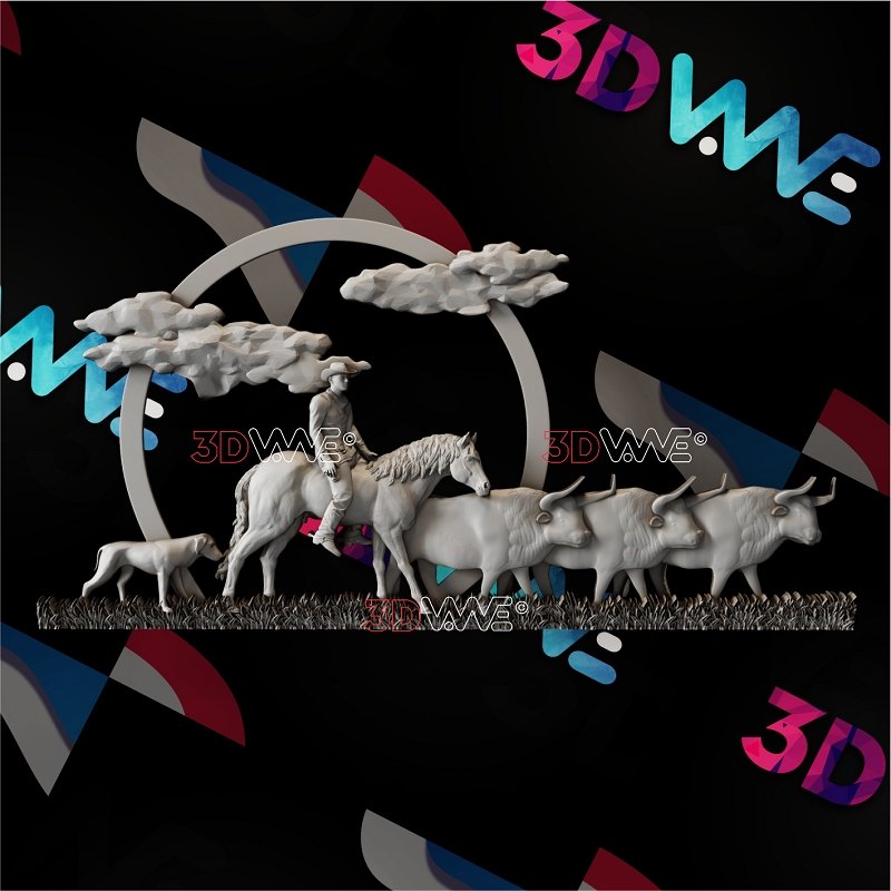 COWBOY 3d stl 3DWave.us