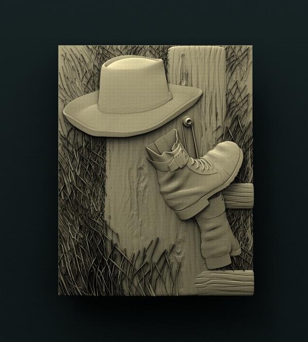 COWBOY 3D STL 3DWave