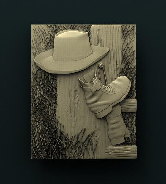 COWBOY 3D STL 3DWave