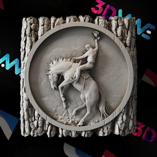 COWBOY 3d stl - 3DWave.us