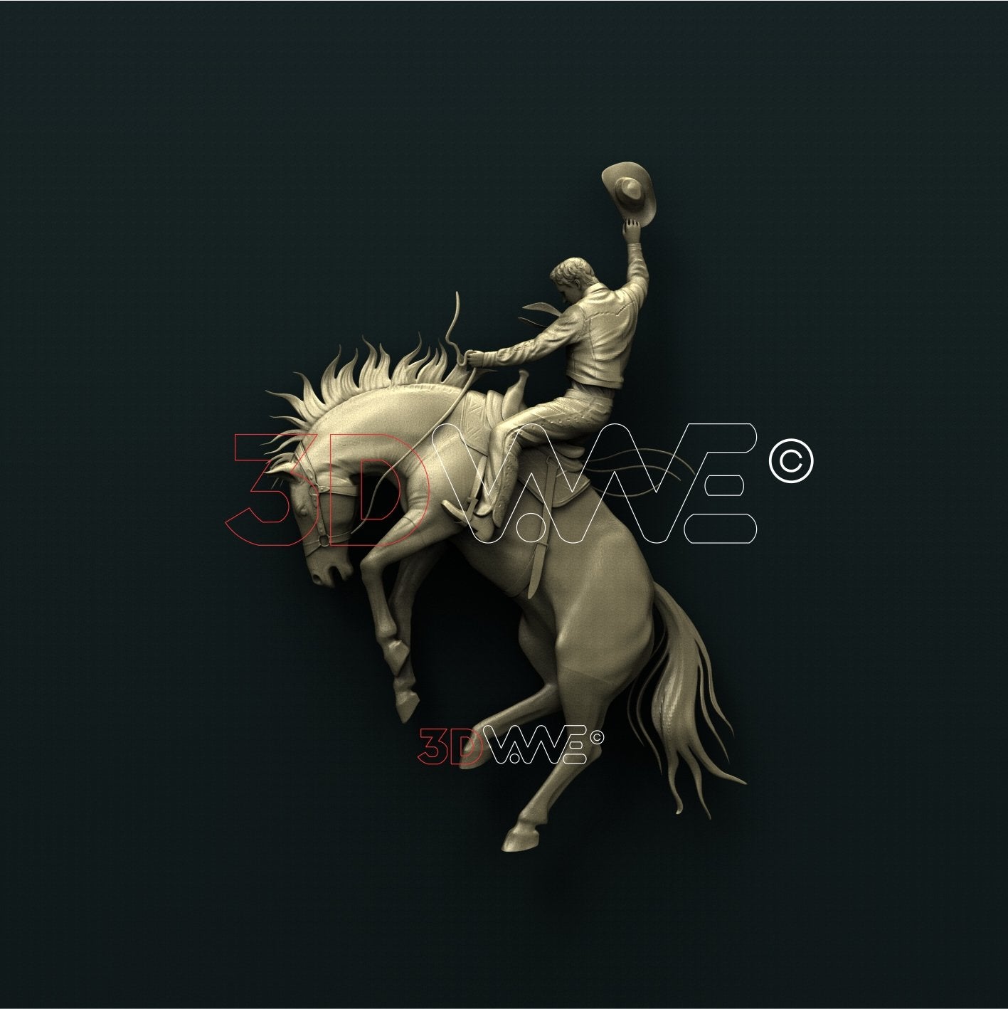COWBOY 3D STL 3DWave