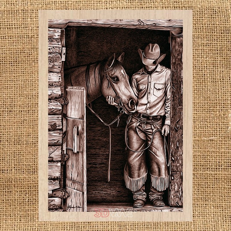 COWBOY pyroprinter and laser-ready files 3DWave.us