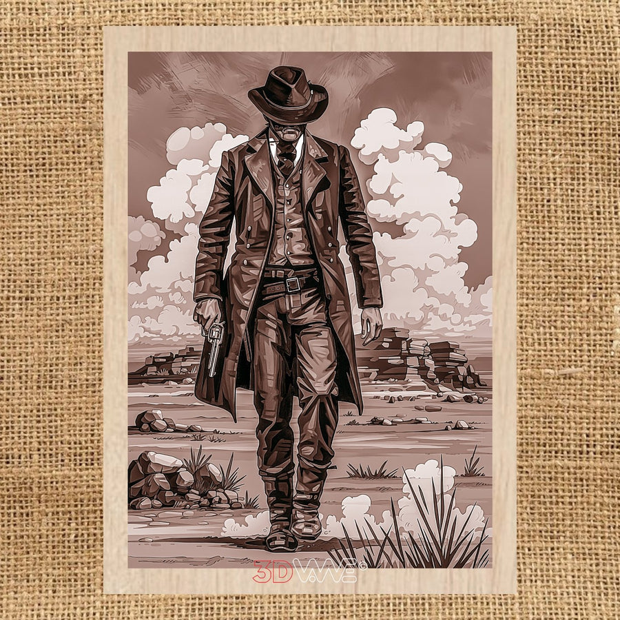 COWBOY pyroprinter & laser-ready file 3DWave.us