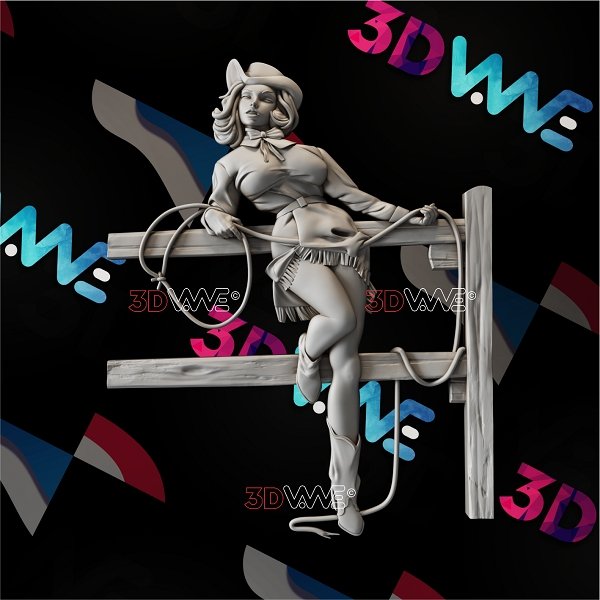 COWGIRL 3d stl 3DWave.us