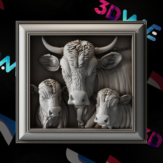 COWS 3d stl - 3DWave.us
