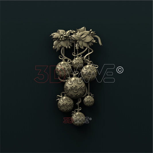 CRHISTMAS BALLS 3D STL 3DWave