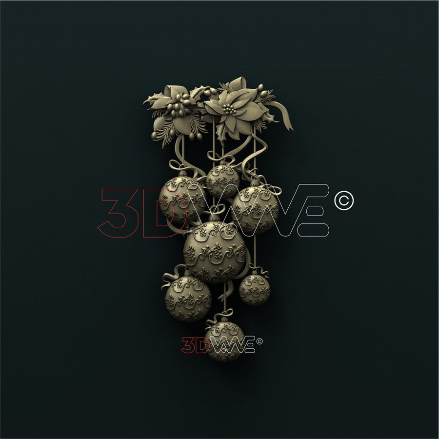 CRHISTMAS BALLS 3D STL 3DWave