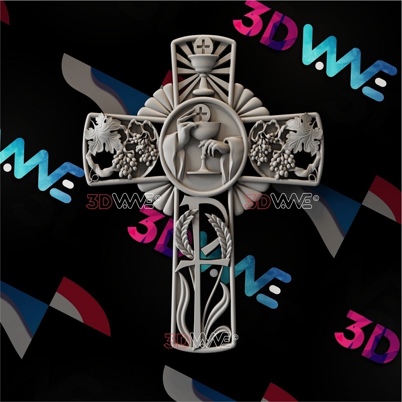 CROSS 3d stl 3DWave