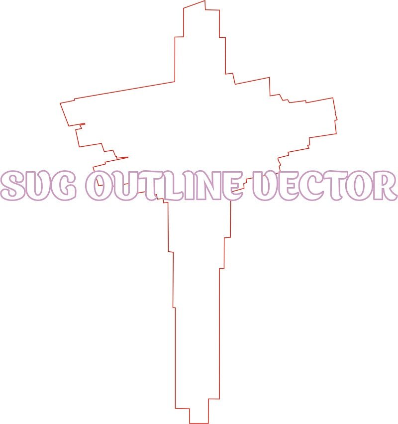 CRUCIFIXION 3d illusion & laser-ready file 3DWave.us