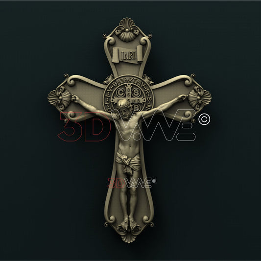CRUCIFIXION 3D STL 3DWave