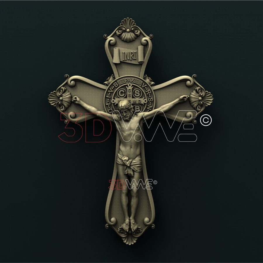 CRUCIFIXION 3D STL 3DWave