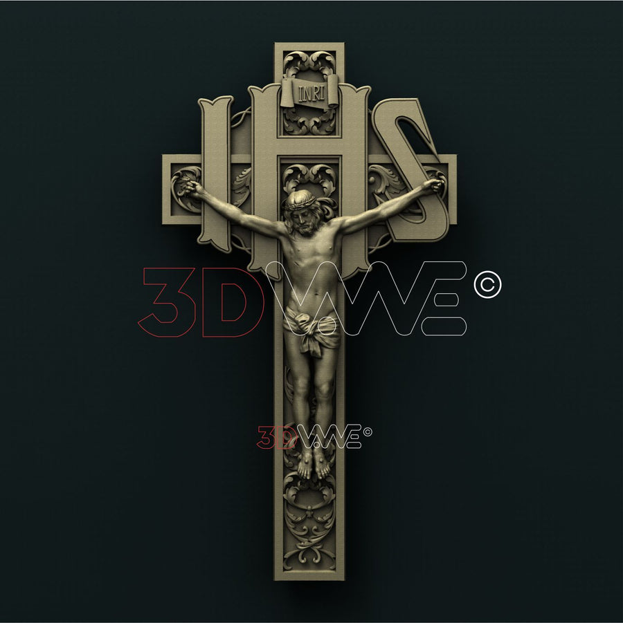 CRUCIFIXION 3D STL 3DWave