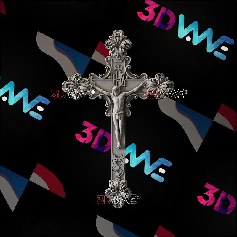 CRUCIFIXION 3d stl 3DWave.us