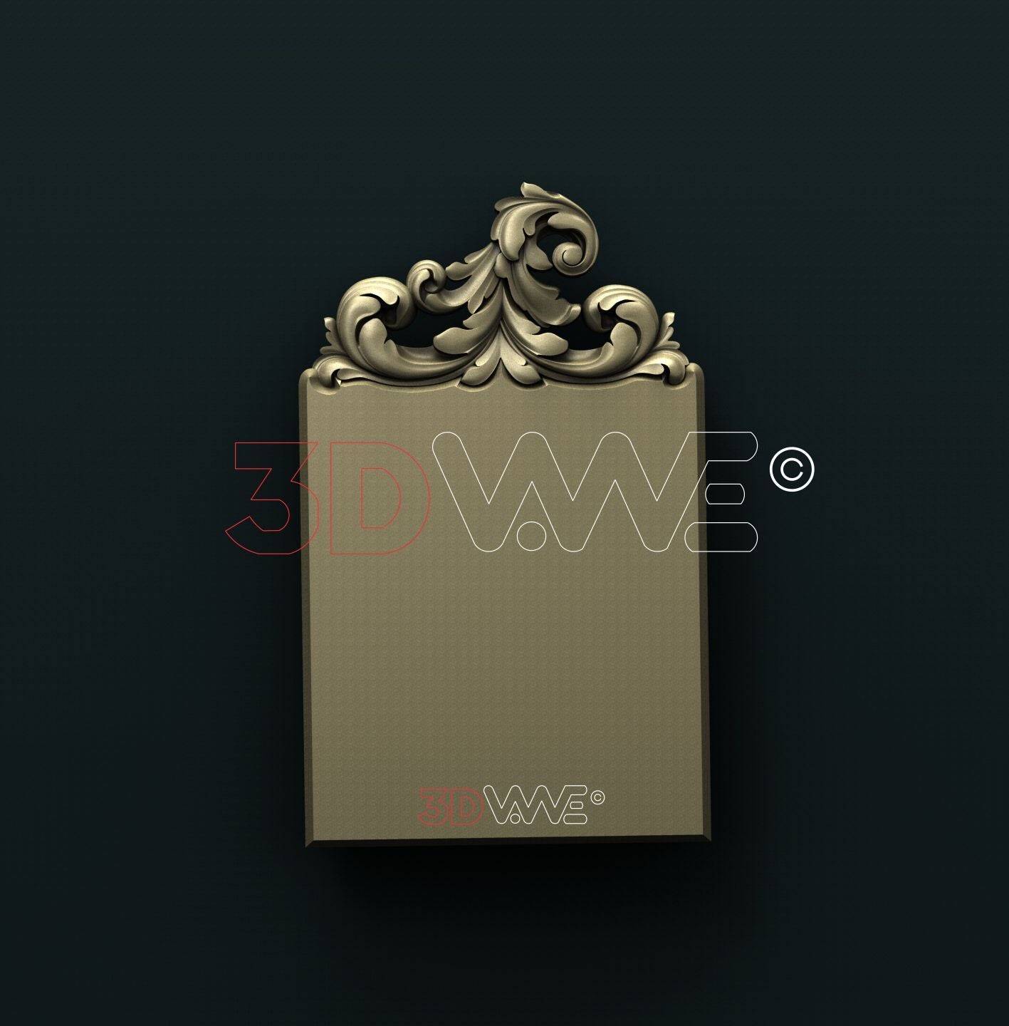 CUTTING BOARD 3D STL 3DWave