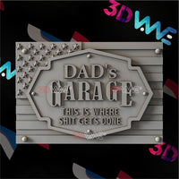 Thumbnail for DAD's GARAGE 3d stl 3DWave.us