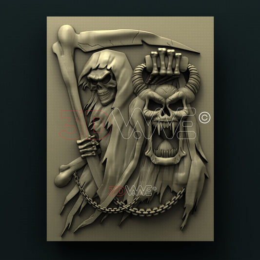 DEATH 3D STL 3DWave