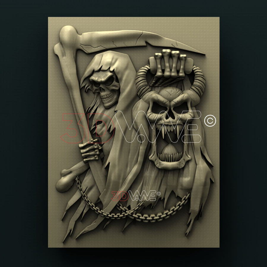 DEATH 3D STL 3DWave