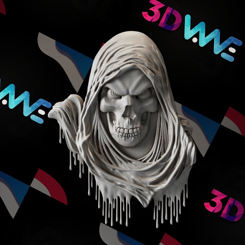 Death Grim Reaper 3d stl - 3DWave.us
