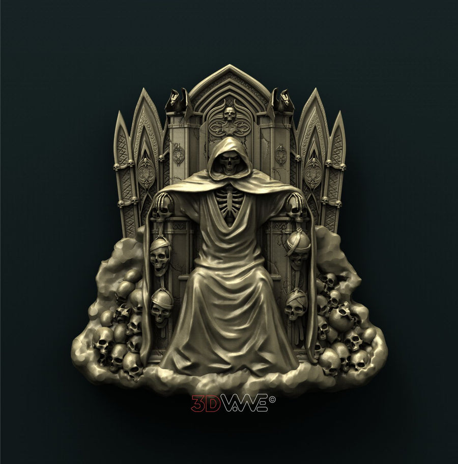 DEATH ON THRONE 3D STL 3DWave