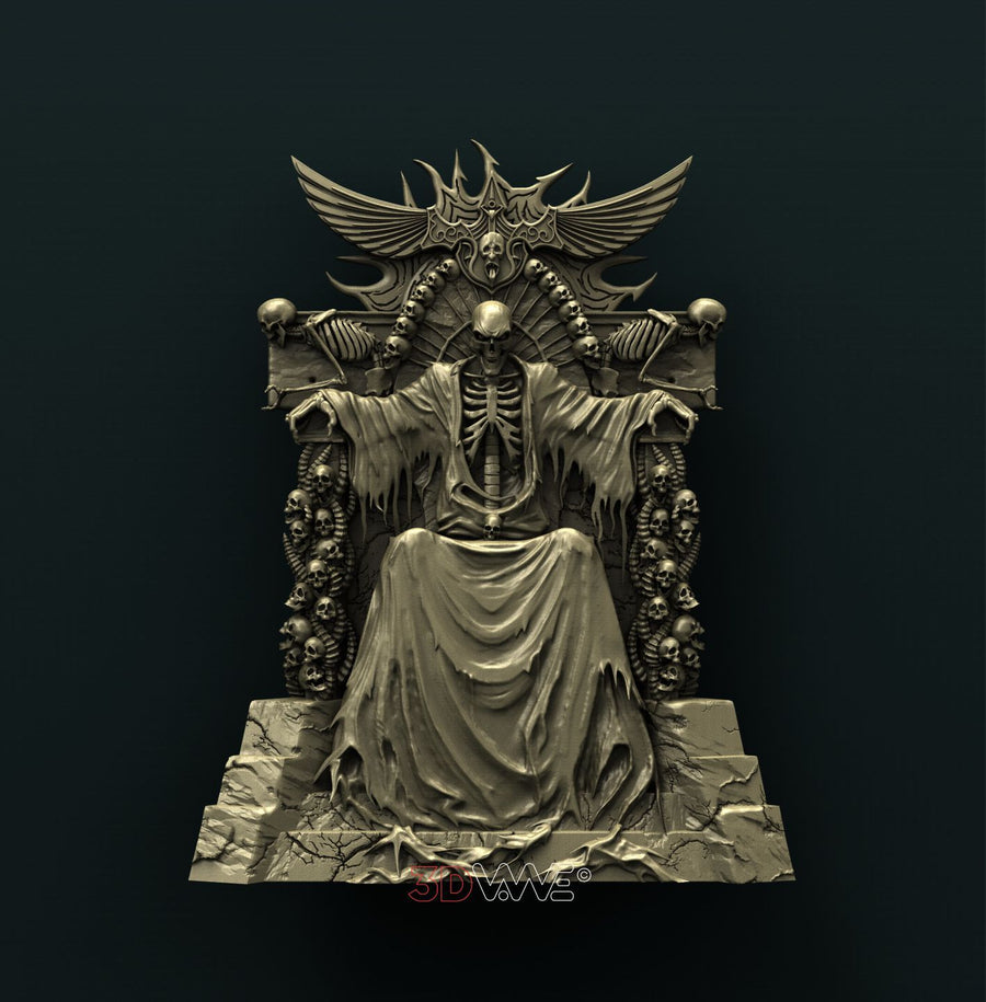 DEATH ON THRONE 3D STL 3DWave