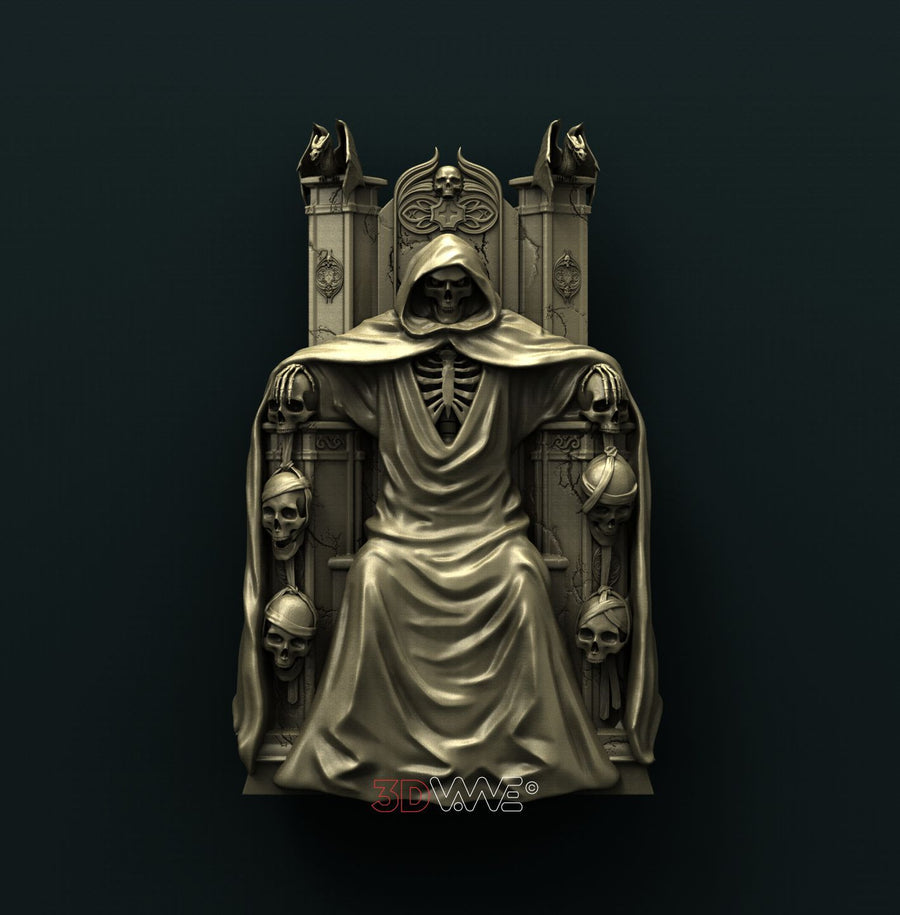 DEATH ON THRONE 3D STL 3DWave