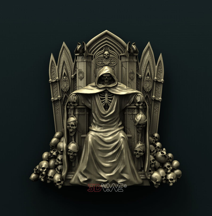 DEATH ON THRONE 3D STL 3DWave