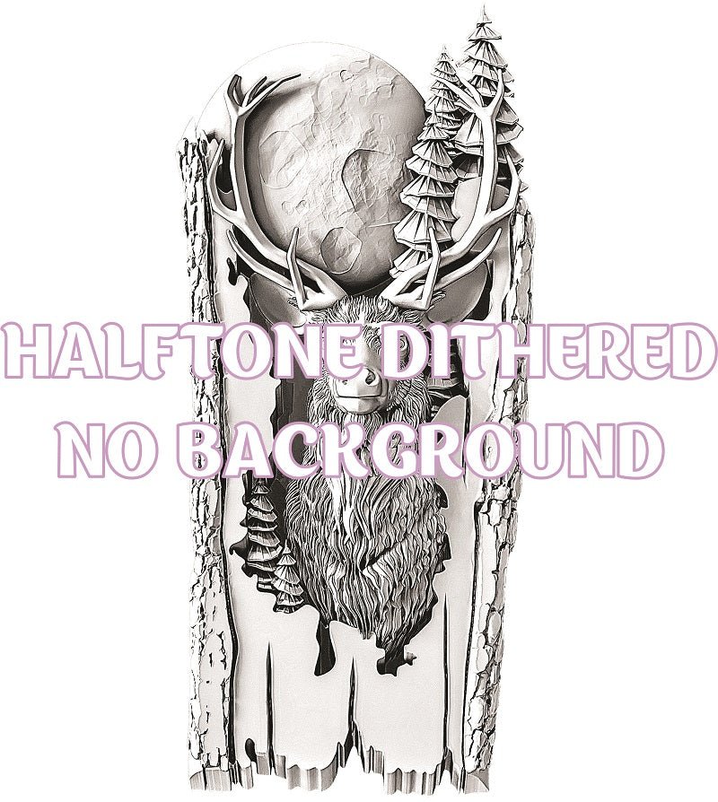 DEER 3d illusion & laser-ready file 3DWave.us