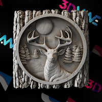 Thumbnail for Deer 3d stl - 3DWave.us