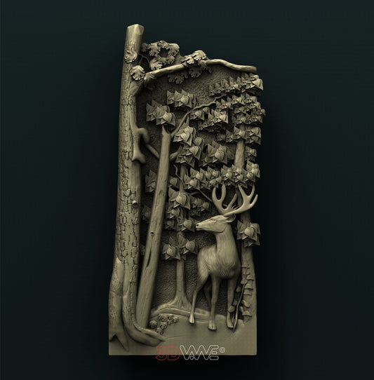 DEER 3D STL 3DWave