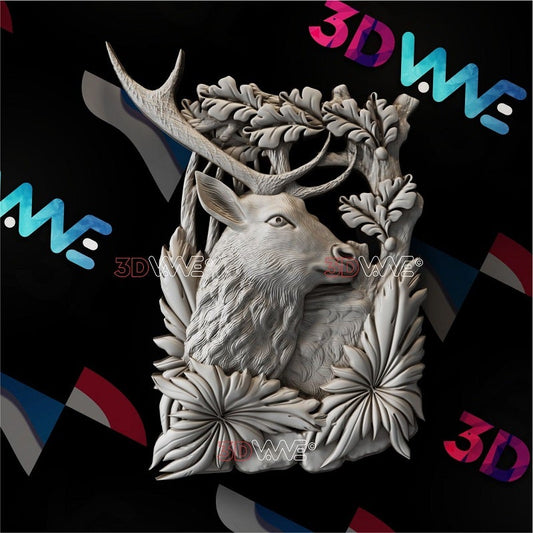 DEER 3d stl 3DWave.us