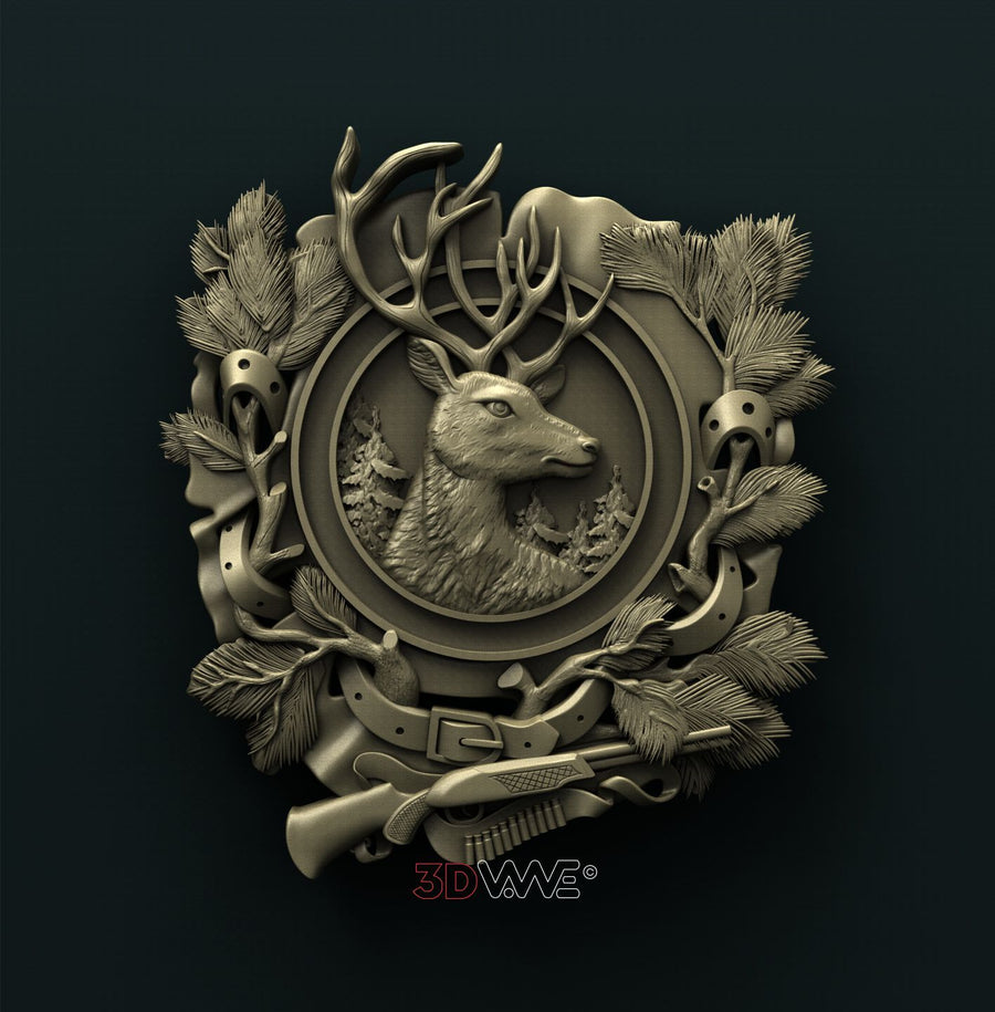 DEER 3D STL 3DWave