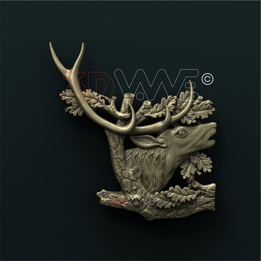 DEER 3D STL 3DWave