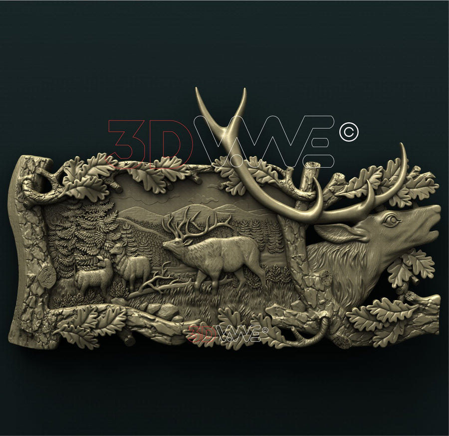 DEERS 3D STL 3DWave