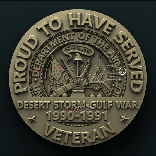 DESERT STORM VETERAN 3D STL 3DWave
