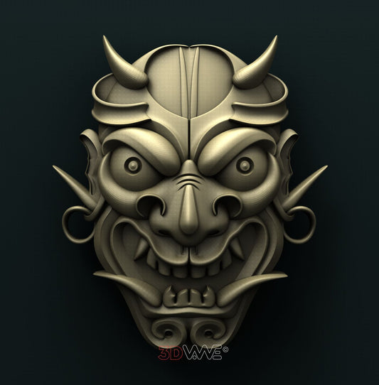 DEVIL MASK 3D STL 3DWave