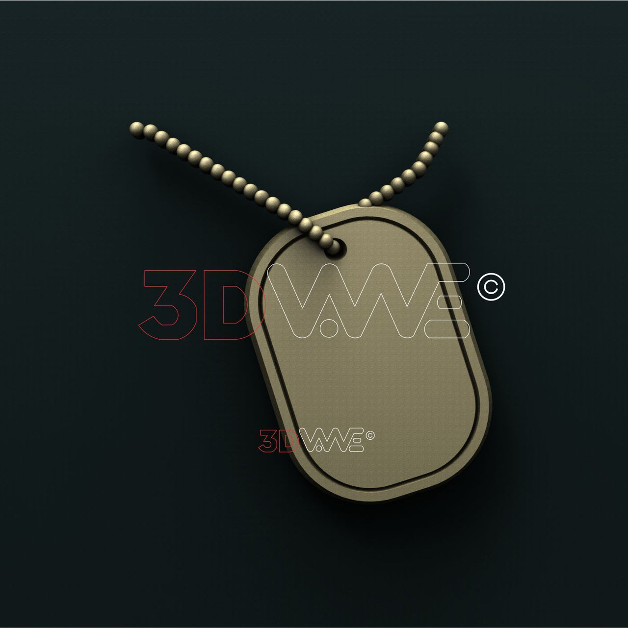 DOG TAGS 3D STL 3DWave
