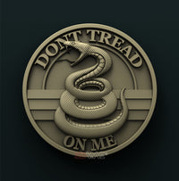 Thumbnail for DONT TREAD ON ME 3D STL 3DWave