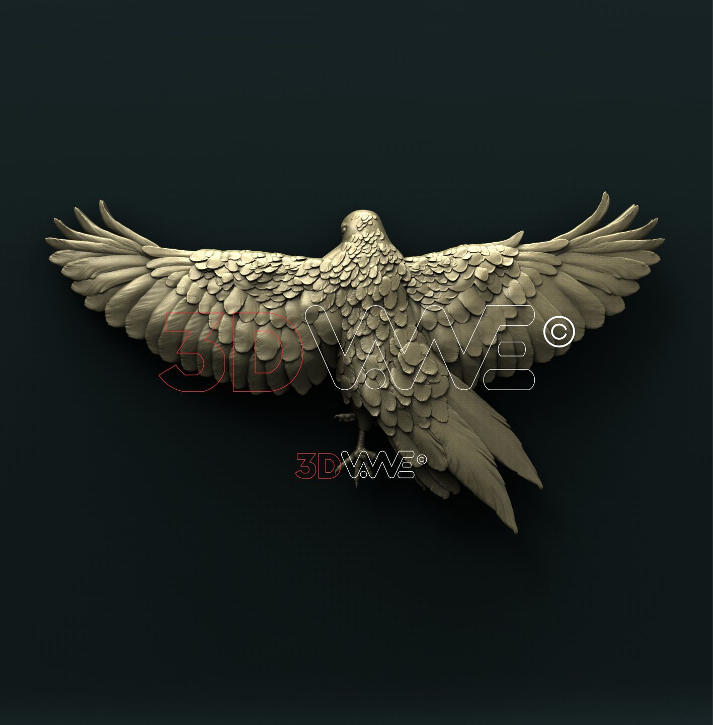 DOVE 3D STL 3DWave