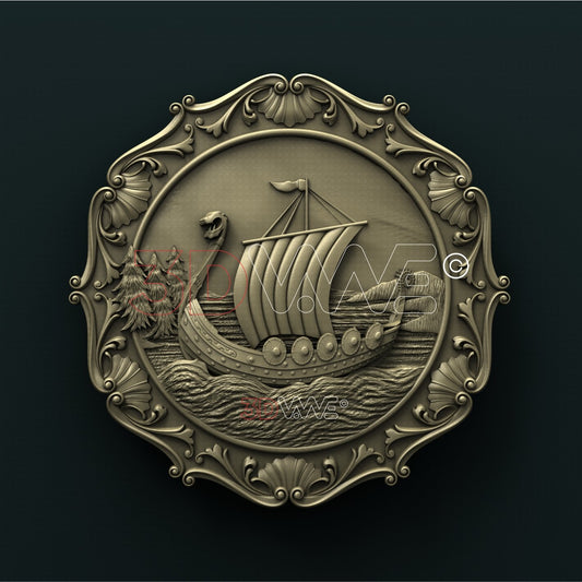 DRAKKAR 3D STL 3DWave