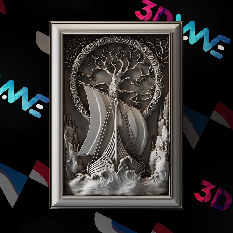 DRAKKAR 3d stl - 3DWave.us