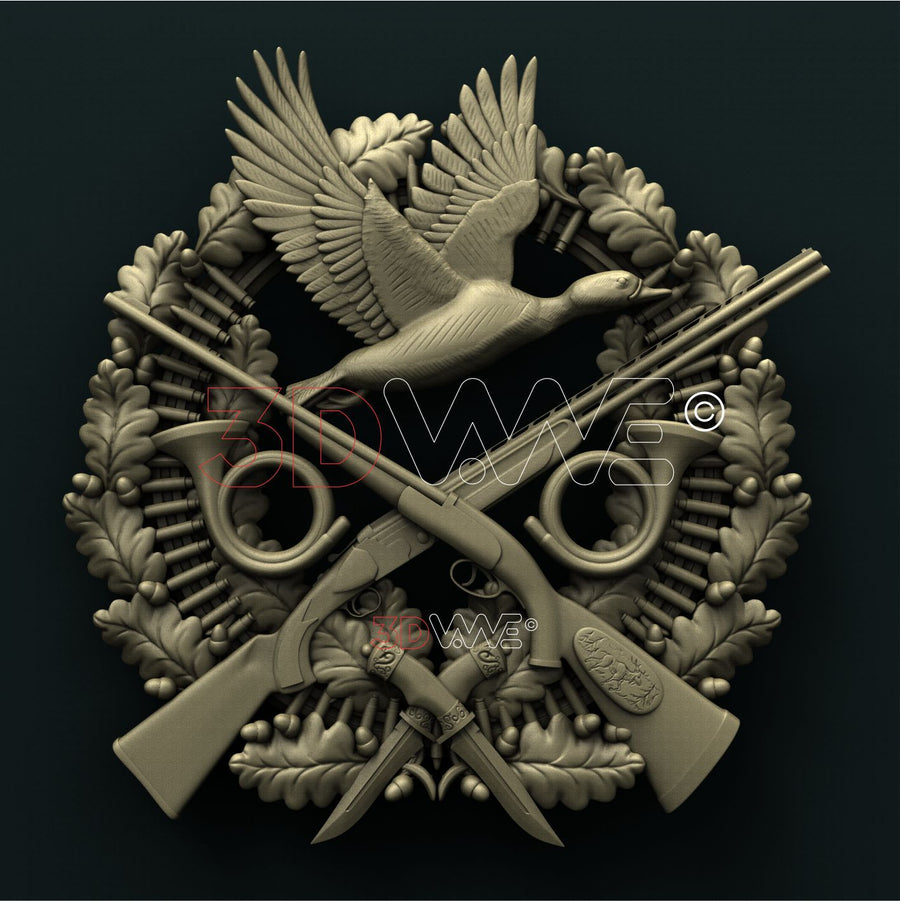 DUCK HUNTING 3D STL 3DWave