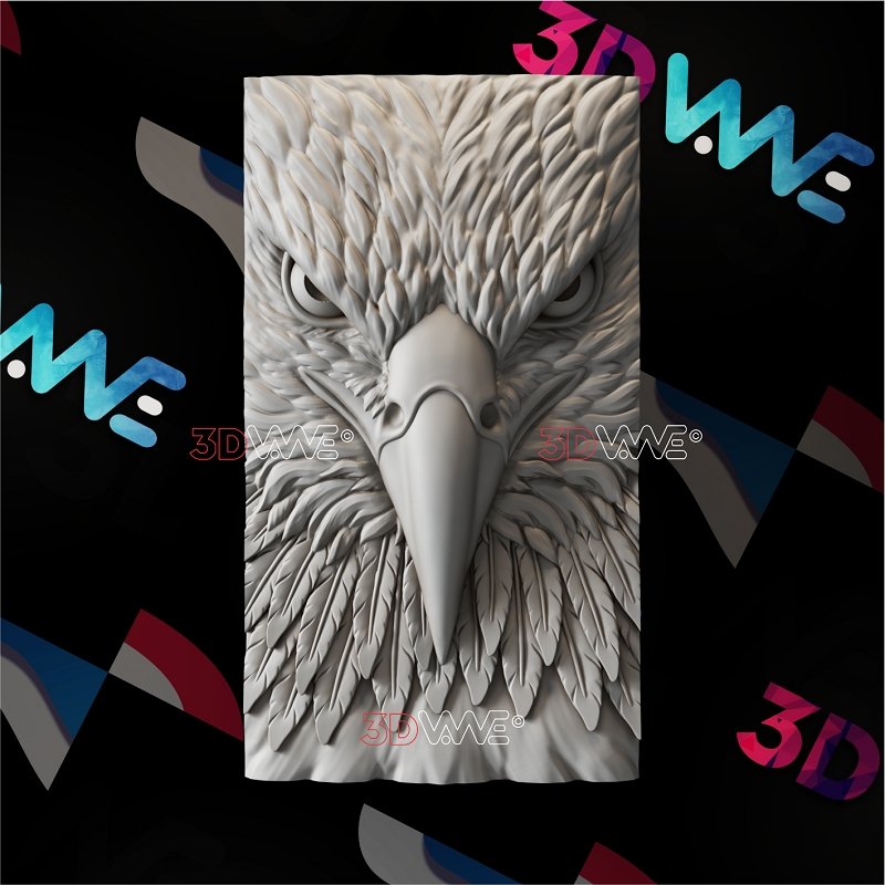 EAGLE 3d stl 3DWave.us
