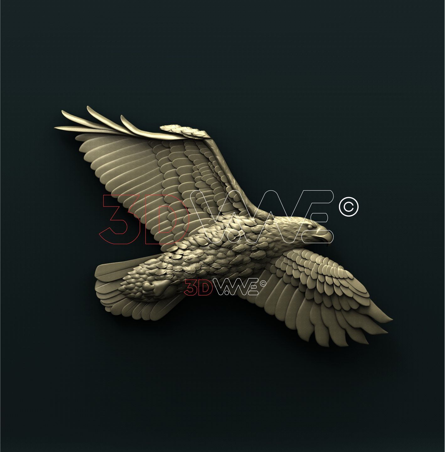 EAGLE 3D STL 3DWave