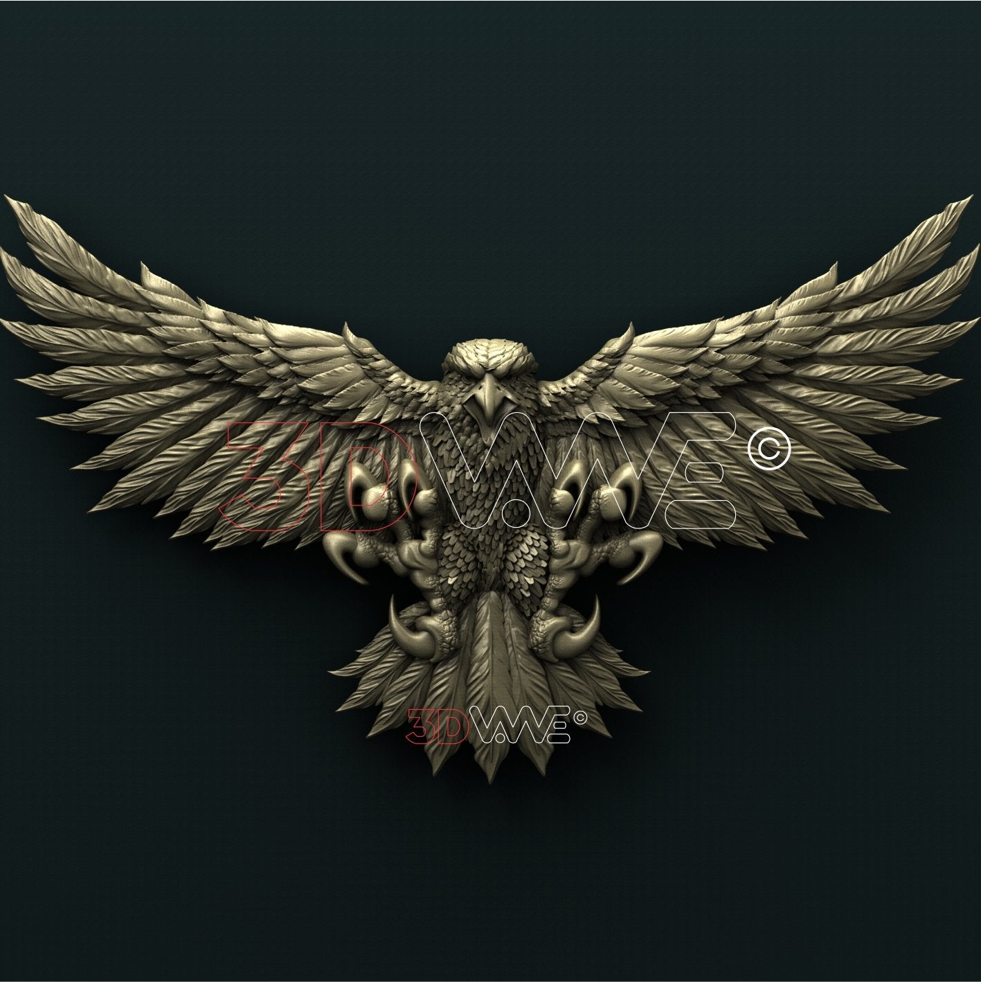 EAGLE 3D STL 3DWave