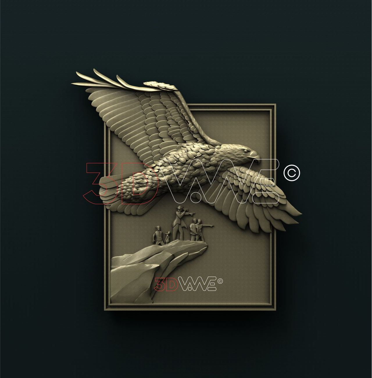 EAGLE 3D STL 3DWave